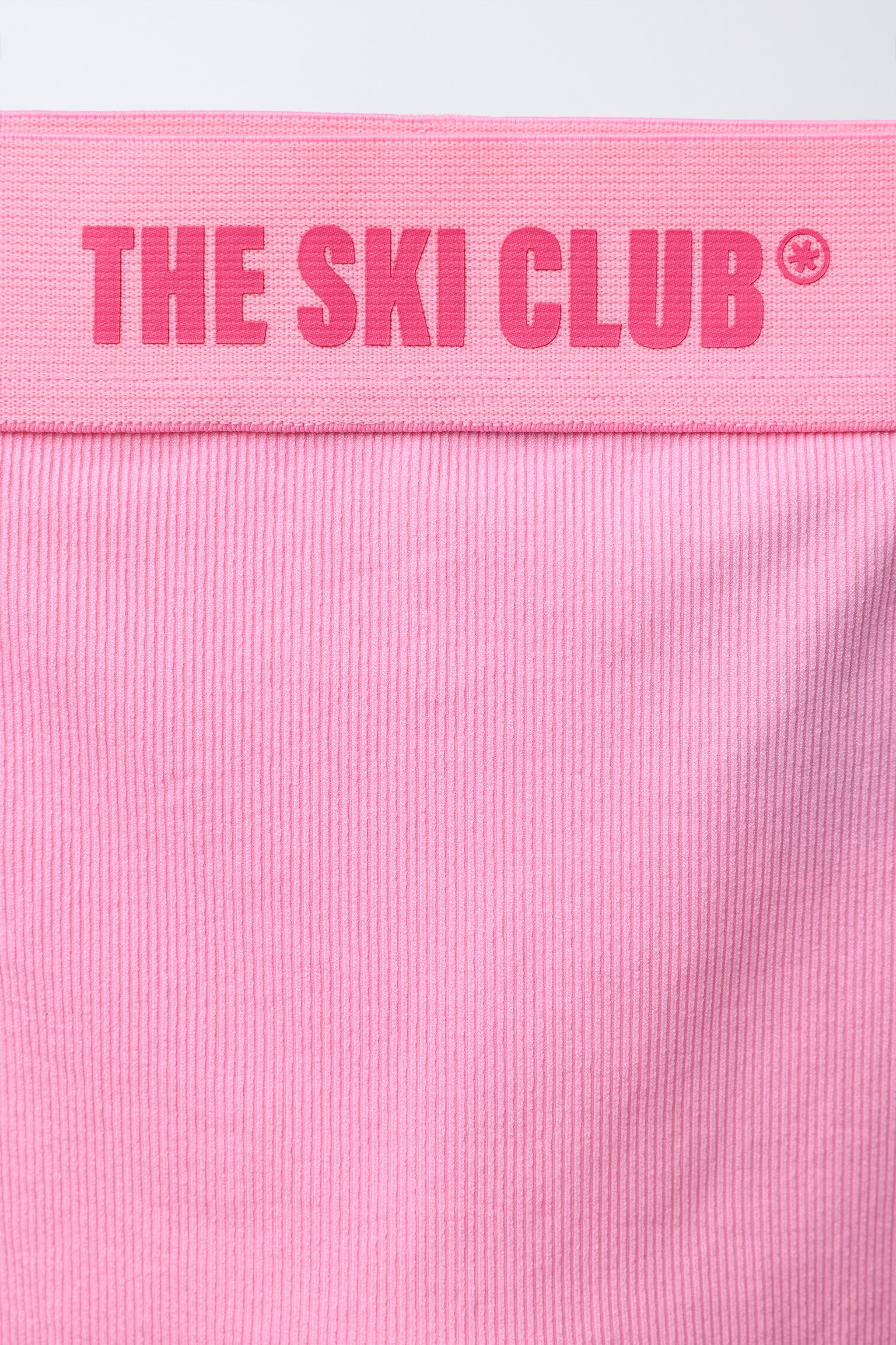 LEGGING THERMIQUE CÔTELÉ INSCRIPTION EN RELIEF